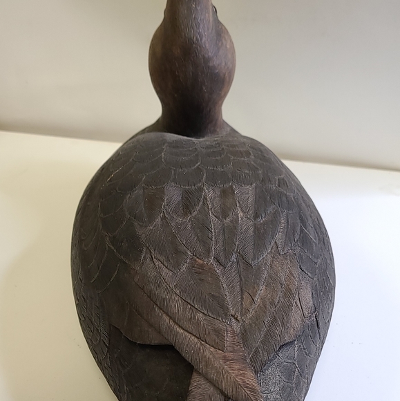 1997 Darren Osmond Carved Decoy Duck, handcarved